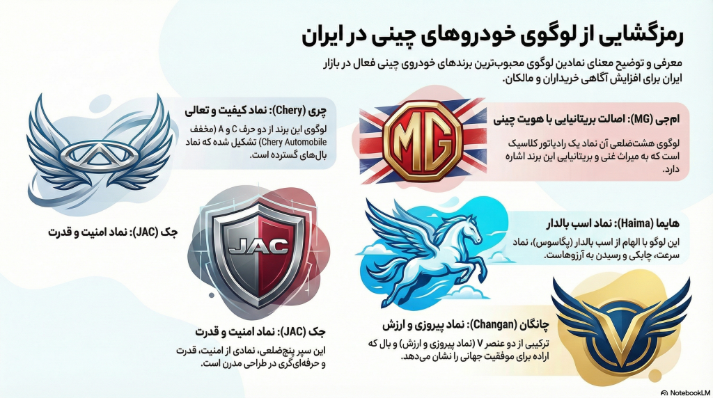 آرم خودروهای چینی