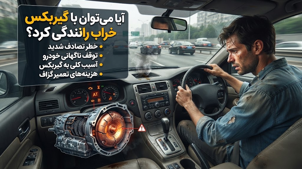 آیا میتوان با گیربکس خراب رانندگی کرد؟