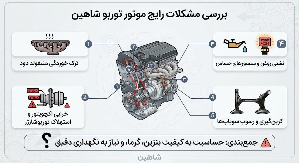 موتور توربو شاهین چه مشکلی دارد؟